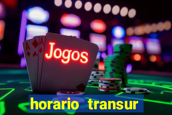 horario transur roleta santos dumont juiz de fora